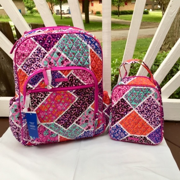 Vera Bradley Handbags - Vera Bradley Campus Tech Backpack & Lunch Bunch